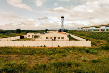 Scenic view of the Madaraka Express Suswa SGR Railway Station Terminus, Kenya Standard Gauge Railway, Kenya © martin