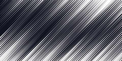 Dots halftone white and blue color pattern gradient grunge texture background. Dots pop art comics sport style vector illustration halftone. modern © Rohman