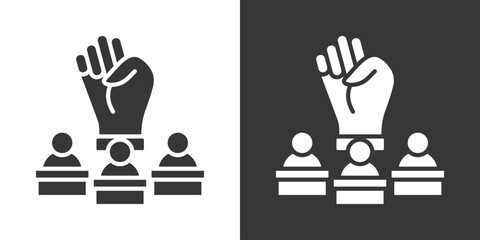 Fototapeta premium Student Motivation Icon Set Vector Collection Isolated In Black And White