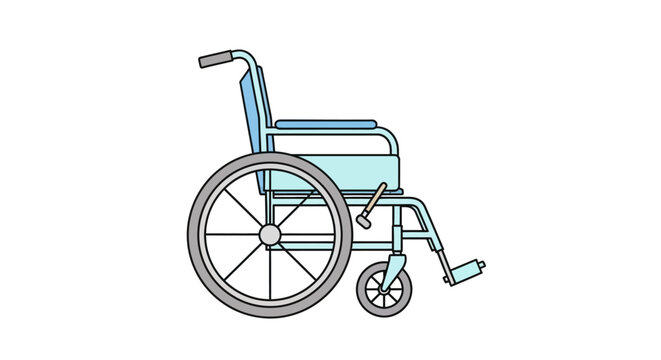 Wheelchair for disabled people mobility aid.