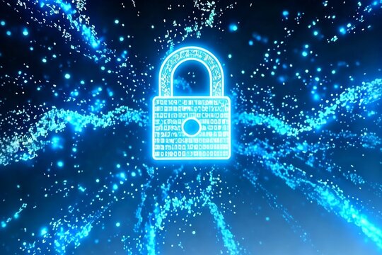 Digital security lock with binary code