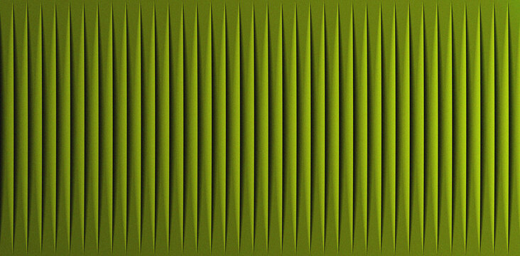 Abstract green striped background featuring glowing parallel lines with smooth gradient textures creating a modern geometric pattern and vibrant digital wallpaper design