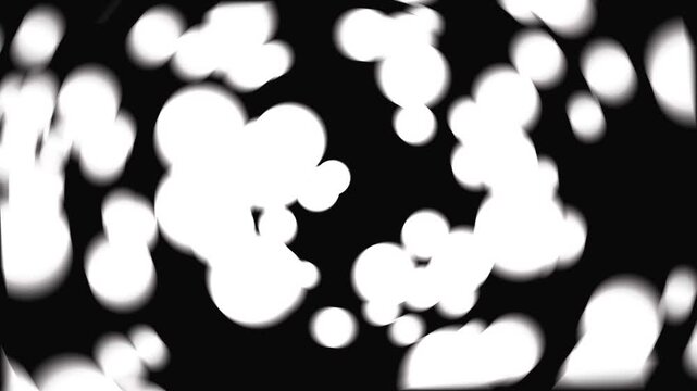 Futuristic Star Field Overlay with Tiny White Glowing Particles on Black Background, Abstract Outer Space Inspired Digital Texture Ideal for Video Editing, VJ Loops, Cosmic Animations and Creative Mot