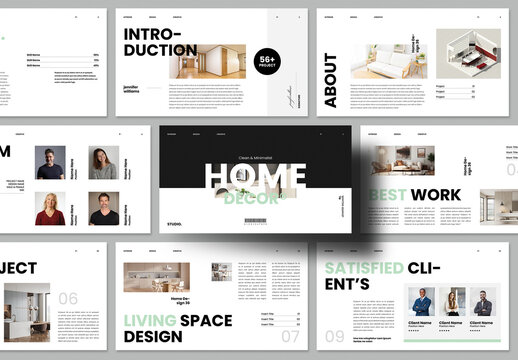 Interior Design Portfolio Layout