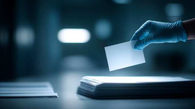 Hand in glove casting vote ballot