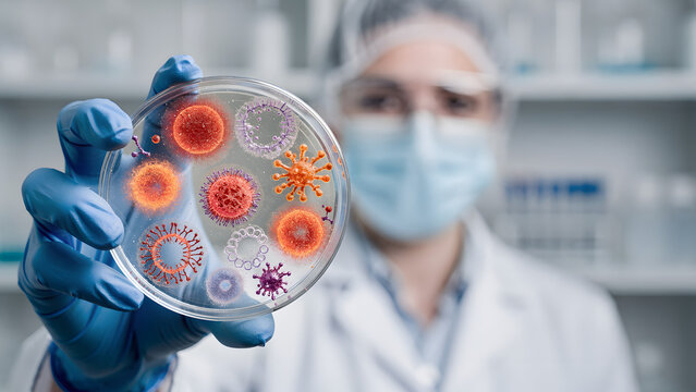 Ebola Virus Research in Petri Dish