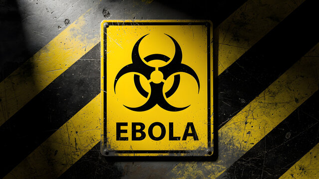 Ebola Biohazard Warning Sign
