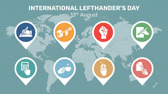 international lefthander's day august 13th awareness