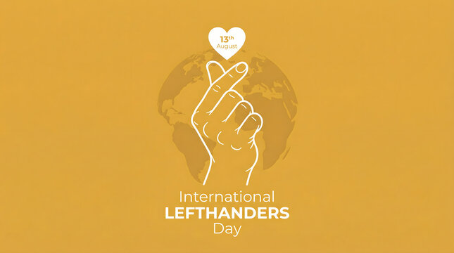 International Lefthanders Day, 13th August, Left handed awareness