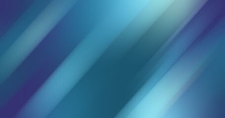 Abstract diagonal speed lines background with smooth blue and cyan gradient stripes. Dynamic motion blur design for technology and sports themes © Wahyu