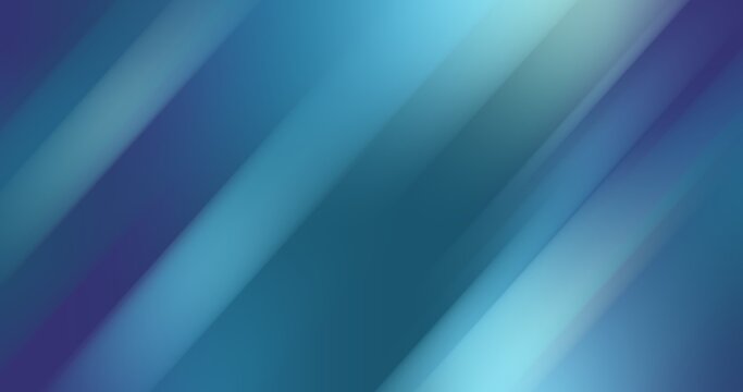 Abstract diagonal speed lines background with smooth blue and cyan gradient stripes. Dynamic motion blur design for technology and sports themes