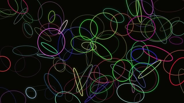 Neon brain synapse network animation loop neon brain synapse animation