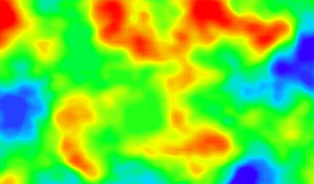 Abstract blue and green chart with analytic background cold for colorful data digital. Field gradient graph with graphic green heat for heatmap hot infrared. Landscape map abstract scale analytic.