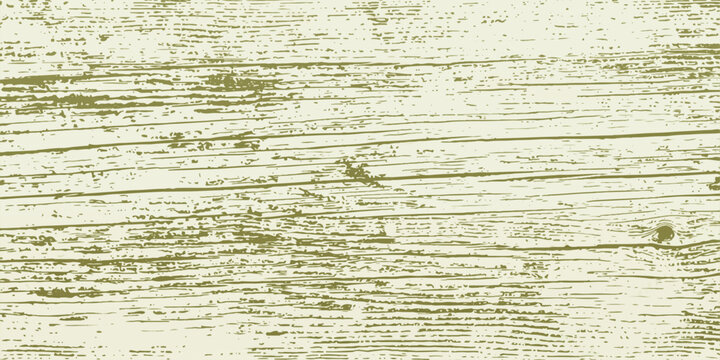 Vintage grunge style background featuring a rough aged brown paper texture with faint text superimposed over a dark weathered wooden plank wall pattern