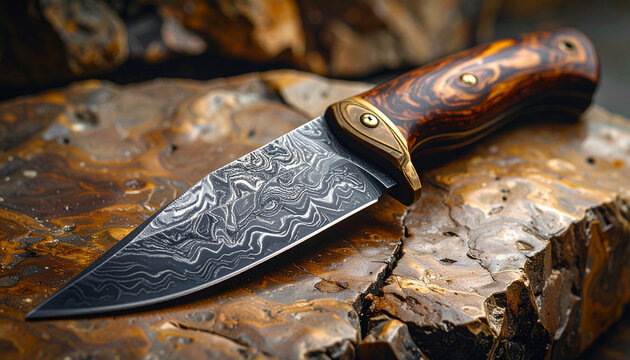 Knife on stone