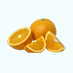 Fototapeta premium orange on white background