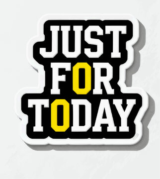 stiker hanya untuk hari ini