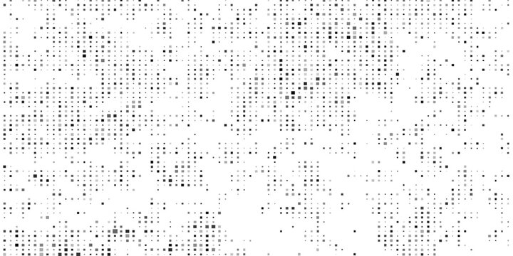 grunge black and white texture featuring halftone dots and dust screen print effect for graphic projects