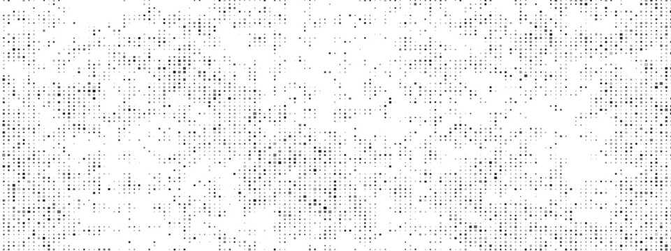 grunge black and white texture featuring halftone dots and dust screen print effect for graphic projects