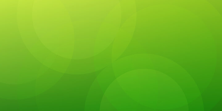 abstract grenn background with cirle shapes