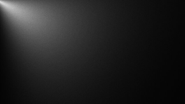 spotlight on a smooth surface with a beam of light coming from the top left corner shining down  smooth gradient