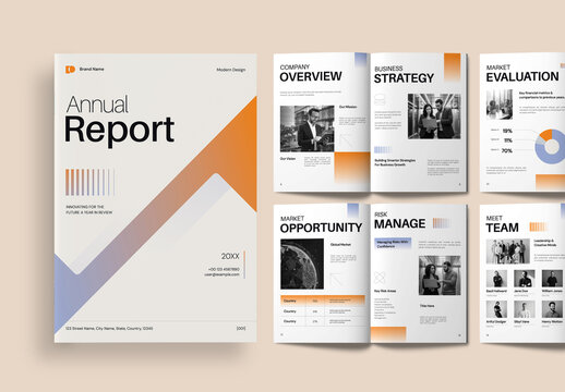 Annual Report Brochure Template