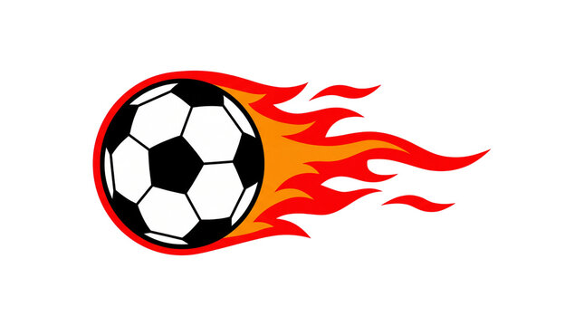 Fifa world cup 2026 flaming soccer ball on white background fifa world cup 2026 with football fifa world cup 2026