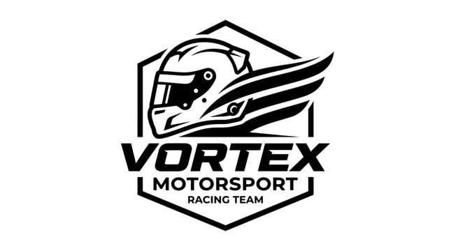 Vortex Motorsport Racing Team Logo Design.