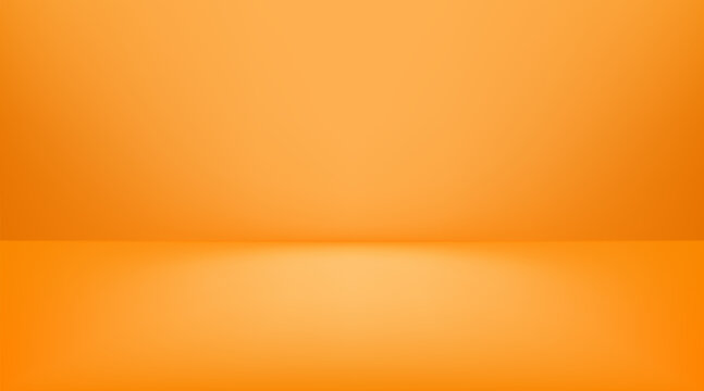 Studio gradient background in warm yellow and gold tones provides elegant backdrop with soft lighting ideal for modern product showcase scenes. Vector illustration