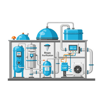Biogas Production Plant: Renewable Energy and Sustainable Processes