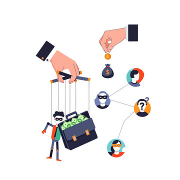 Corporate Manipulation and Financial Control Illustration