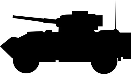 Military vehicle truck tank armored car icons, transport carrier combat vehicle vector pack, army convoy transport silhouette and outline flat line black style isolated design elements © Asia