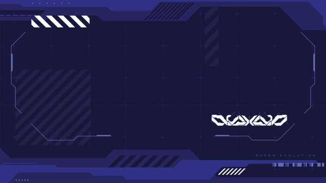 abstract futuristic and sci fi background with cyberpunk style design