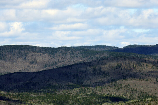 montagnes au Qu&eacute;bec, Canada
