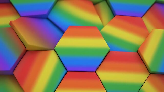 Exagon pattern fade background features a modern geometric design