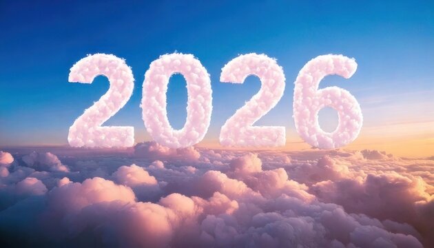 Cloudy 2026 - A hopeful vision of the future year.
