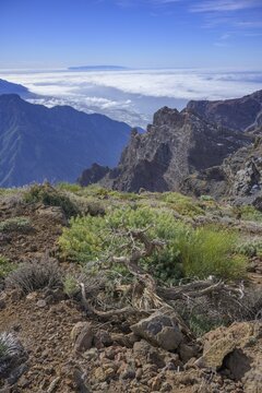 View from Roque de los Muchachos, Garaf&iacute;a, La Palma, Spain
