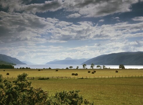 View of Loch Ness, Scotland, UK, Europe