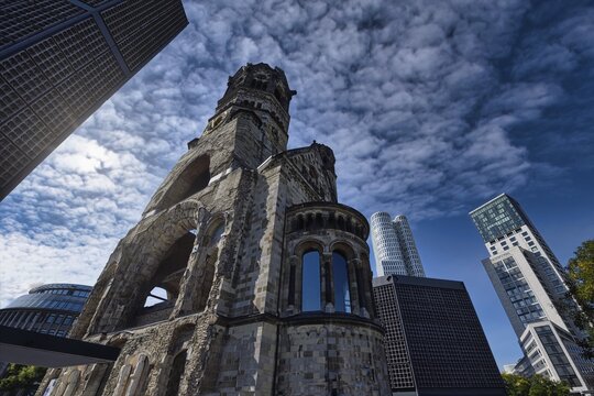 Kaiser Wilhelm Memorial Church, Kurf&uuml;rstendamm, Charlottenburg, Berlin, Germany