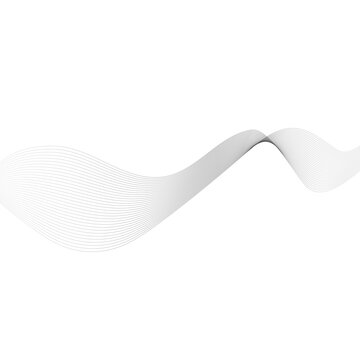 Elegant flowing grey lines creating a dynamic wave pattern in this clean minimal photograph for modern professional graphic design projects