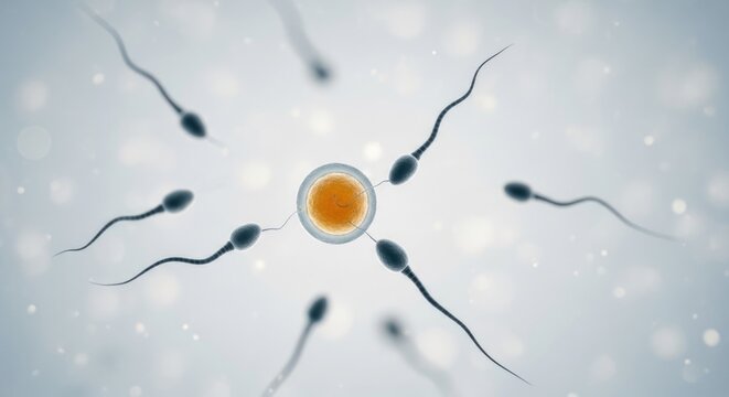 Procreation process challenge: infertility problem, gamete combine, sperm attempt, ovum wait, human reproduction, biological quest, future hope, new life.