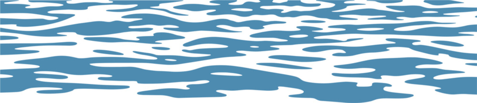 Ocean water surface background illustration, blue sea wave texture vector isolated aquatic nature design element