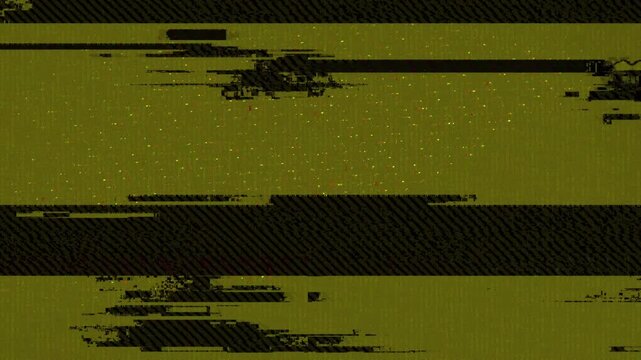 Retro VHS Glitch Distortion Background