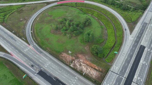 Complex Highway Interchange at Rawang, Malaysia 014