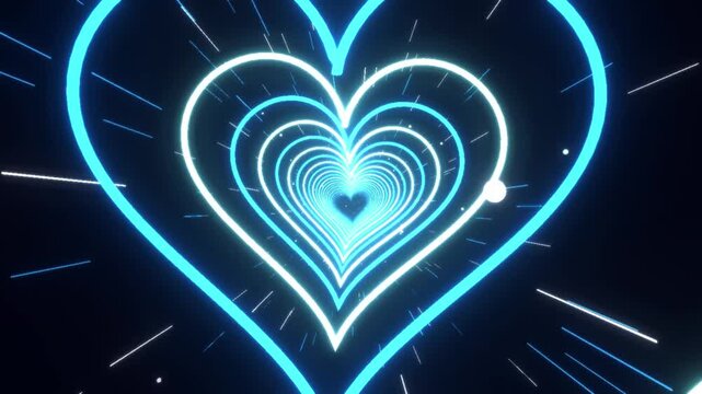 High quality 4K seamless abstract background loop Perfect for Valentine's Day themes, VJ loops, music videos, and energetic digital love concepts.