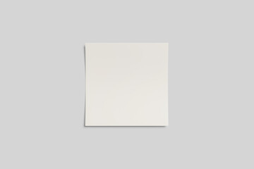 Fototapeta premium Blank Square Flyer Mockup - 3D 
