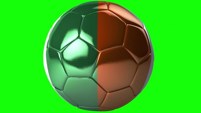 Metallic Soccer Ball 360 - Ivory Coast