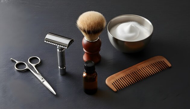 Mens Grooming Kit Flatlay