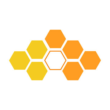 Abstract Honeycomb Hexagon Vector Icon