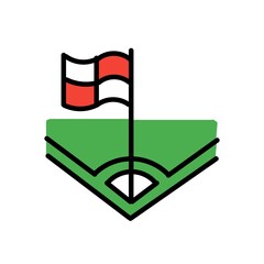 corner flag © Eddo anjink banggetz